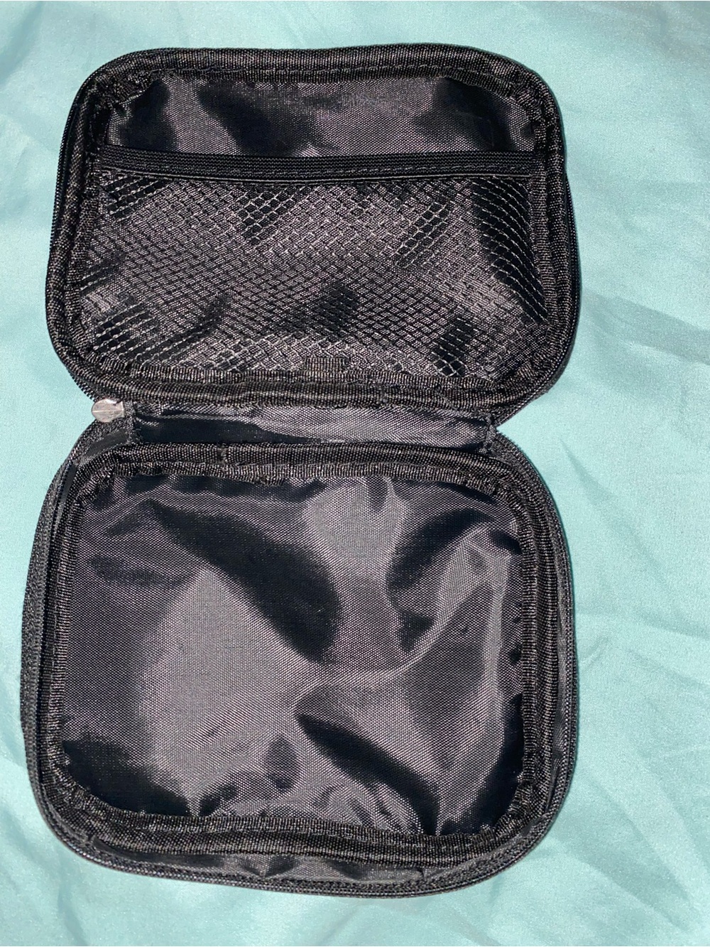 Black Compact Phone Accessory Pouch - Picture 2 of 4